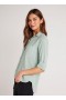 Button Down | Women Bella Dahl Shirt Tail Button Down - Oasis Green