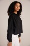 Long Sleeve | Women Bella Dahl Ladder Trim Long Sleeve Shirt - Black