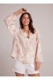 Long Sleeve | Women Bella Dahl Long Sleeve Shirred Raglan Shirt - Fresco Floral Print