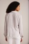 Long Sleeve | Women Bella Dahl Round Hem Bishop Sleeve Shirt - Silver Pearl