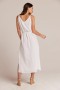 Maxi Dresses | Women Bella Dahl Belted Button Front Sleeveless Dress- White