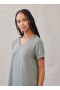 Mini Dresses | Women Bella Dahl V-Neck Tee Dress - Soft Army