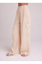 Pants | Women Bella Dahl Cargo Wide Leg - Summer Khaki
