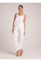 Pants | Women Bella Dahl Pleated Linen Cargo Trousers - White