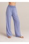 Pants | Women Bella Dahl Smocked Waist Wide Leg - Peri Blue