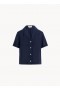 Short Sleeve | Women Bella Dahl Short Sleeve Flowy Button Down - Brazilian Navy