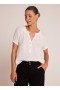 Short Sleeve | Women Bella Dahl Short Sleeve Raglan Pullover - White