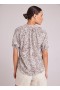 Short Sleeve | Women Bella Dahl Short Sleeve Shirred Raglan Shirt - Papillon Print