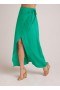 Skirts | Women Bella Dahl Maxi Wrap Skirt - Tropical Green