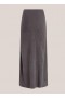 Skirts | Women Bella Dahl Side Slit Bias Maxi Skirt - Slate Charcoal