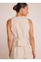 Sleeveless | Women Bella Dahl Cinch Back Vest - Linen Sand