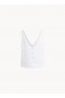 Sleeveless | Women Bella Dahl Sleeveless Button Back V-Neck Top - White
