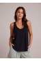 T-Shirts | Women Bella Dahl Scoop Neck Tank - Black