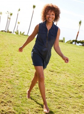 Rompers & Jumpsuits | Women Bella Dahl Zip Front Romper - Endless Sea