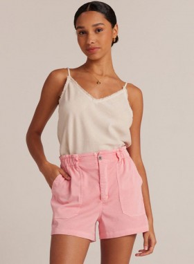 Shorts | Women Bella Dahl Callie Ruffle Short - Blossom Pink