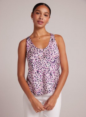 Sleeveless | Women Bella Dahl Scoop Neck Tank - Confetti Print