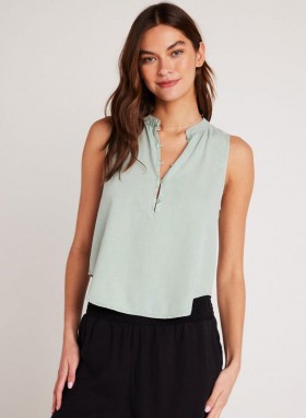 Sleeveless | Women Bella Dahl Sleeveless Pullover - Oasis Green