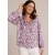 Button Down | Women Bella Dahl Raglan Sleeve Pullover - Confetti Print