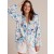 Long Sleeve | Women Bella Dahl Button Loop Front Shirt - Malibu Floral Print
