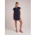 Mini Dresses | Women Bella Dahl Cap Sleeve Henley Dress - Brazilian Navy