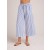 Pants | Women Bella Dahl Ruffle Waist Wide Leg Crop - Bahia Breeze Stripe