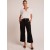 Pants | Women Bella Dahl Saige Wide Leg Crop - Black
