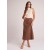 Skirts | Women Bella Dahl Bias Midi Skirt - Botanical Brown