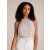 Sleeveless | Women Bella Dahl Side Tie Button Halter - Silver Pearl