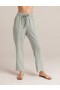  Calças | Calças femininas Bella Dahl Utility com amarração na cintura - Verde Oasis
