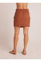  Saias | Saia Mini Cargo Bella Dahl Posey Feminina - Marrom Verão