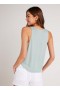  Pólók | Női Bella Dahl Scoop Neck Tank - Oasis Green