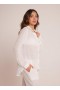  Camicia con bottoni | Bella Dahl da donna con tasche oversize e bottoni - Bianca