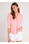  Camicia con bottoni | Camicia da donna Bella Dahl con bottoni - Rosa fiore