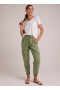  Pantaloni da jogging | Pantaloni da jogging plissettati Isla Bella Dahl da donna - Lush Foliage