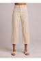  Pantaloni | Donna Bella Dahl SAIGE - WIDE LEG CROP - Samba Sand