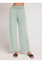  Pantaloni | Donna Bella Dahl Smocked Waist Wide Leg - Oasis Green
