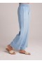  Pantaloni | Pantaloni a gamba larga con vita arricciata Bella Dahl da donna - Lavaggio caraibico