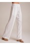  Pantaloni | Donna Bella Dahl Smocked Waist Wide Leg - Bianco