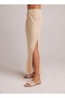  Gonne | Gonna lunga con spacco laterale Bella Dahl da donna - Cachi classico