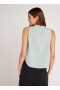  Senza maniche | Maglione senza maniche Bella Dahl da donna - Verde oasi