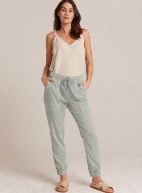  Pantaloni da jogging | Pantaloni da jogging tascabili Bella Dahl da donna - Verde oasi