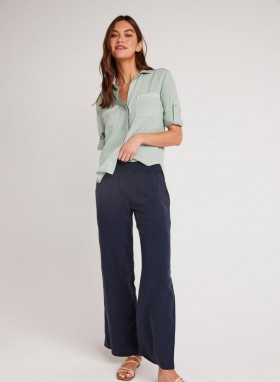  Pantaloni | Donna Bella Dahl Smocked Waist Wide Leg - Endless Sea