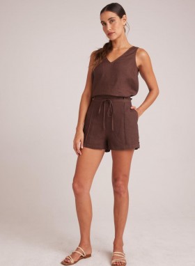  Pantaloncini | Pantaloncini corti Bella Dahl Pintuck da donna - Cocoa Cabana