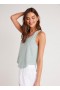  Tシャツ | レディース Bella Dahl スクープネック タンクトップ - オアシスグリーン