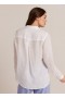  Button Down | Dame Bella Dahl Linen Lomme Button Down - Hvit