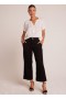  Bukser | Dame Bella Dahl Saige Wide Leg Crop - Svart