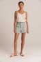  Shorts | Dame Bella Dahl Callie Ruffle Short - Oasis Green