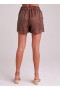  Shorts | Dame Bella Dahl Callie Ruffle Short - Paradise Brown