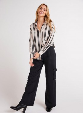  Langermet | Dame Bella Dahl Oversized Button Down - Myk Ecru