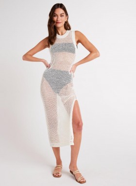  Midikjoler | Dame Bella Dahl Tank Genserkjole - Off White